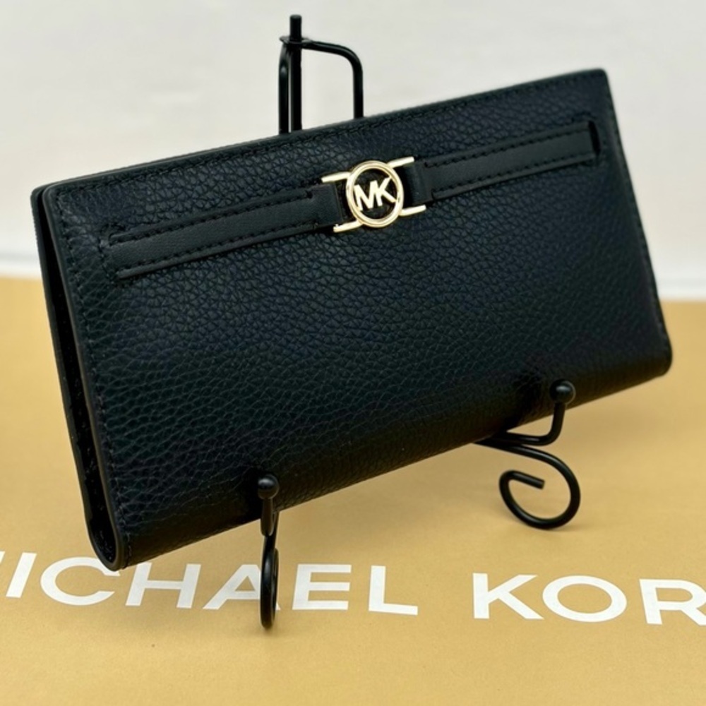 Michael Kors Jet Set Reed Large Bifold Wallet Black